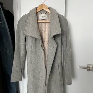 Babaton The Connor Coat XS Gray